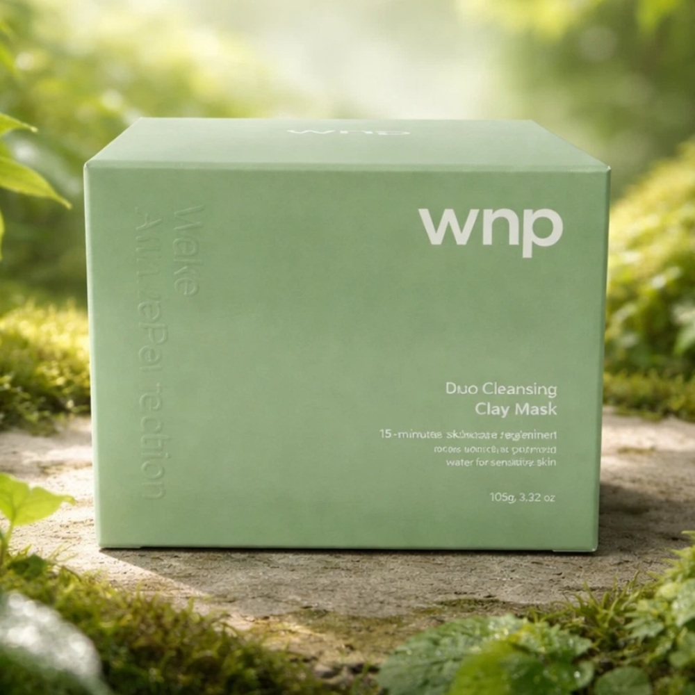 NIB WNP Duo Cleansing Clay Mask - Green